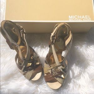 MICHAEL Michael Kors Nikki cross strap heels